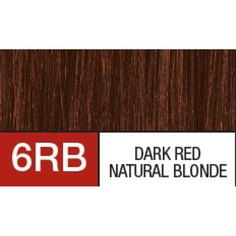 6RB  DARK RED NATURAL BLONDE