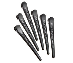 BLACK CLIPS PAUL MITCHELL 6 PACK