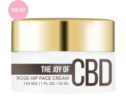 THE JOY OF CBD ROSE HIP FACE CREAM 1oz 150mg CBD