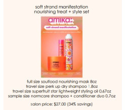 HOLI AMK SOFT STRAND MANIFEST GIFT SET