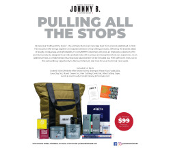 *NEW* JOHNNY B PULLING ALL THE STOPS MEN'S HAIR CARE BAG