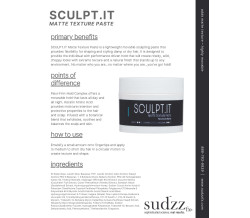 3Z SUDZZ SCULP IT MATTE TEXTURE PASTE